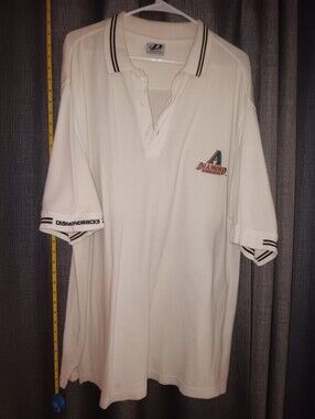 Dynasty Arizona Diamondbacks White Polo Large